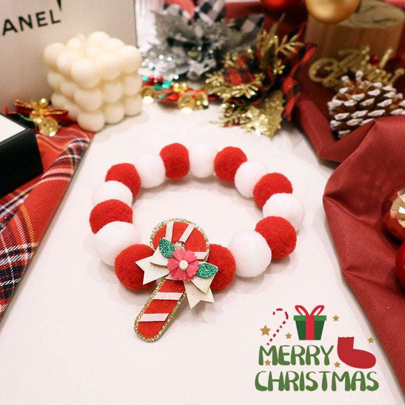 Christmas Cat Collar, Festive Pet Accessory, Holiday Kitten Bowtie - available at Sparq Mart