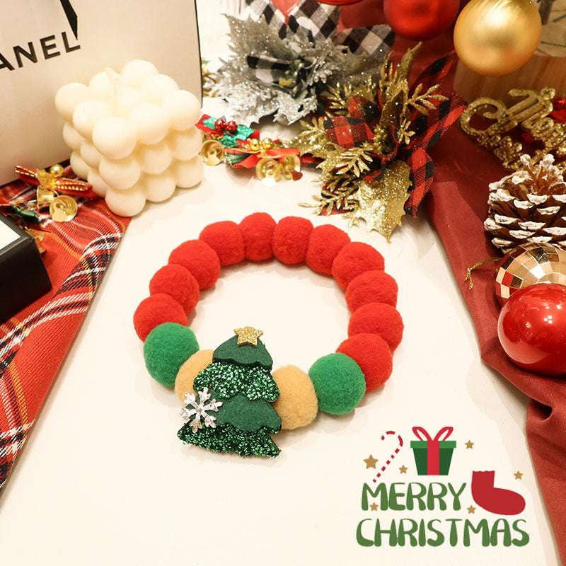 Christmas Cat Collar, Festive Pet Accessory, Holiday Kitten Bowtie - available at Sparq Mart