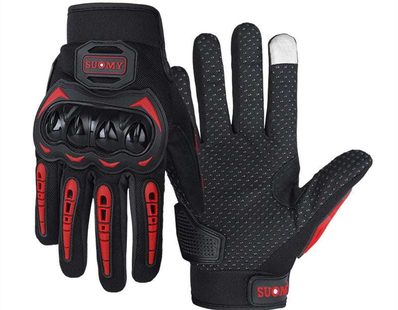 Breathable Protective Gloves, Men's Full Finger Gloves, Touchscreen Compatible Gloves - available at Sparq Mart