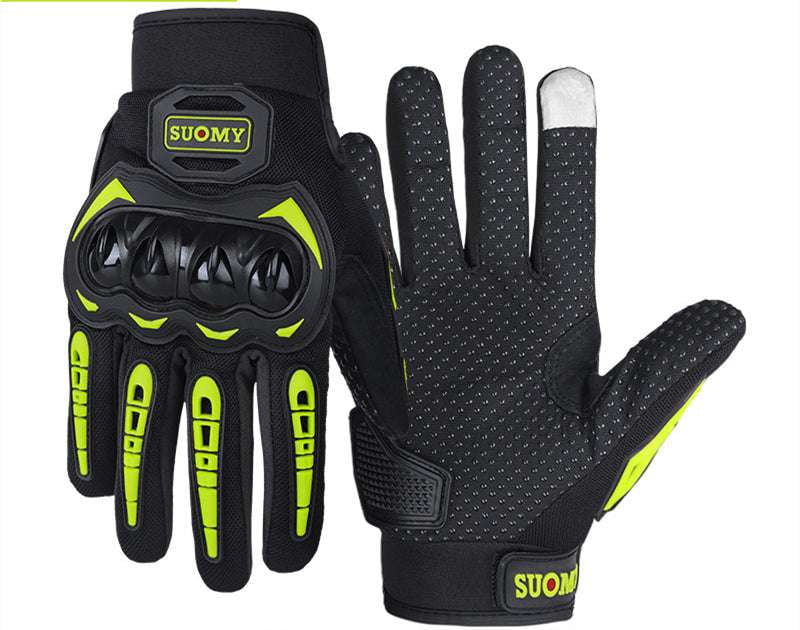 Breathable Protective Gloves, Men's Full Finger Gloves, Touchscreen Compatible Gloves - available at Sparq Mart