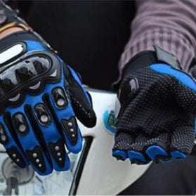 Breathable Protective Gloves, Men's Full Finger Gloves, Touchscreen Compatible Gloves - available at Sparq Mart