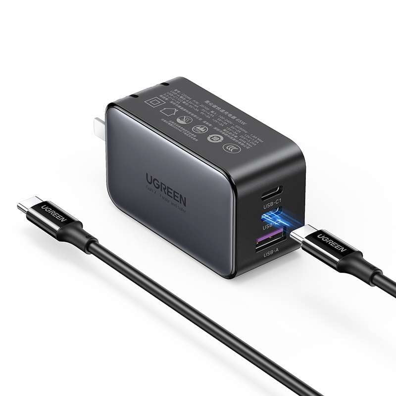 65W GaN Charger, Four Port Charger, Gallium Nitride Power - available at Sparq Mart