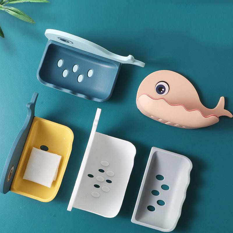 cute drain shelf, organized wall shelf, whale suction cup shelf - available at Sparq Mart