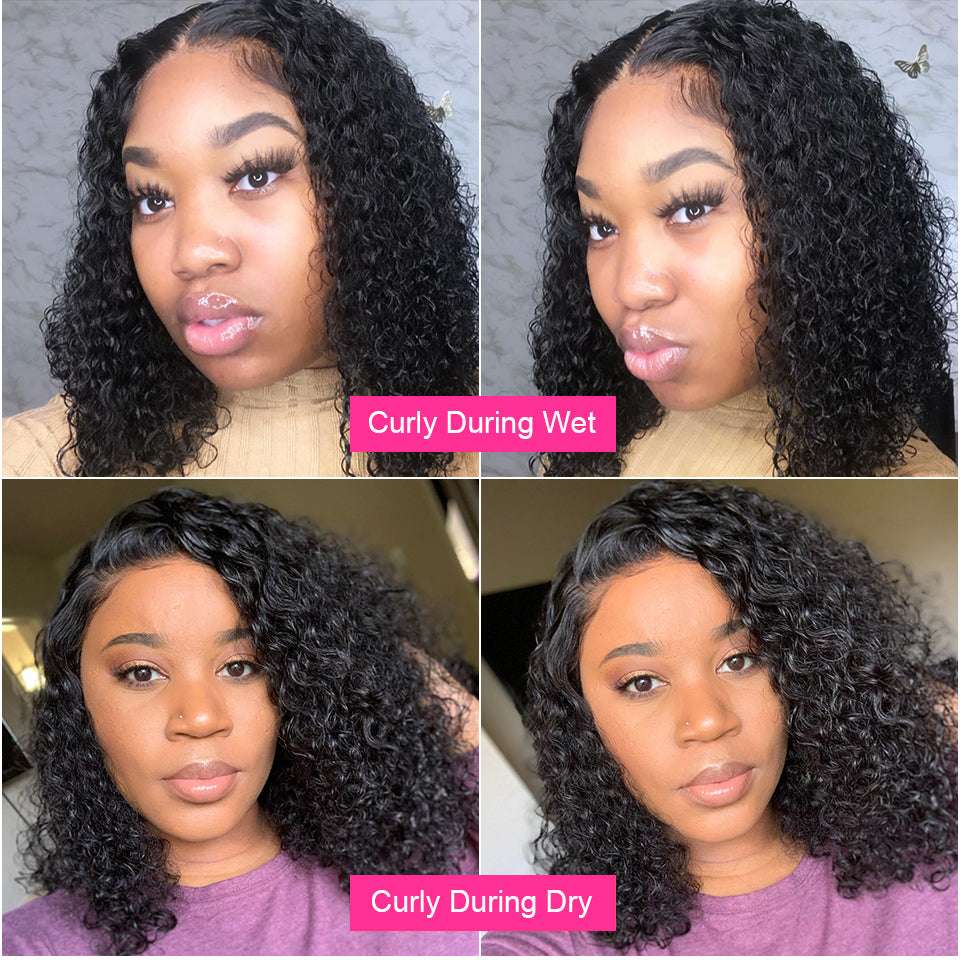 Jerry curly wigs, Loose deep wave, short bob wig - available at Sparq Mart