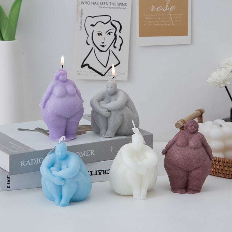 Handmade Aromatherapy Candles, Peach Oolong Ornament, Sunset Jade Candle - available at Sparq Mart