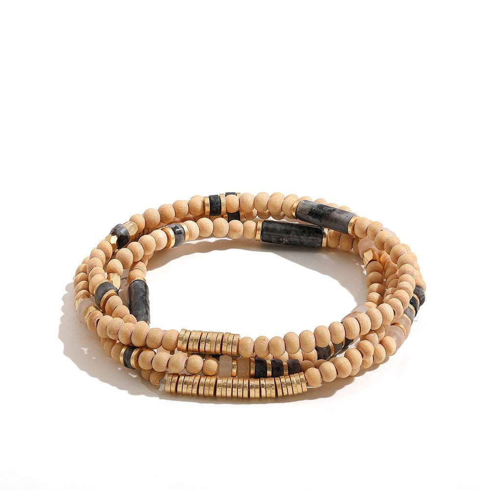 Eco-friendly Bracelet, Handmade Bead Bracelet, Wooden Bead Jewelry - available at Sparq Mart