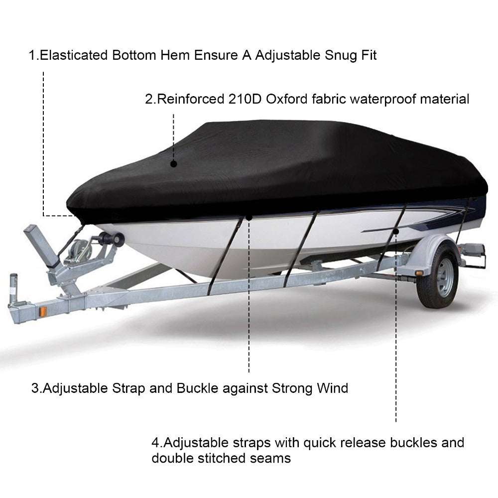 Speedboat cover, Towed fishing boat cover, V-shaped cover - available at Sparq Mart