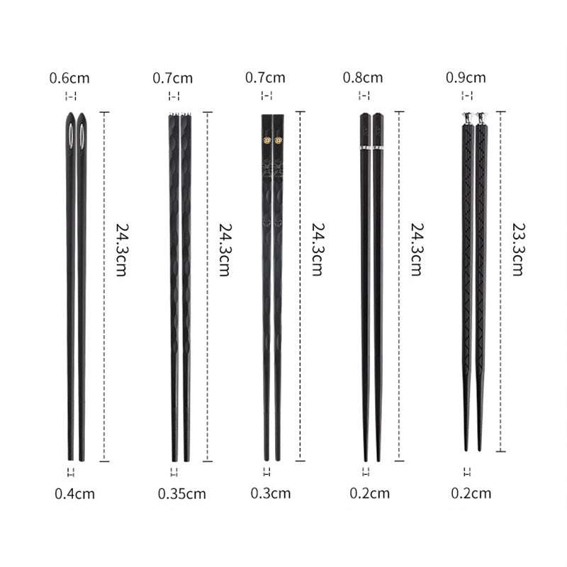 Alloy Chopsticks, Family Set, Mold-Free - available at Sparq Mart