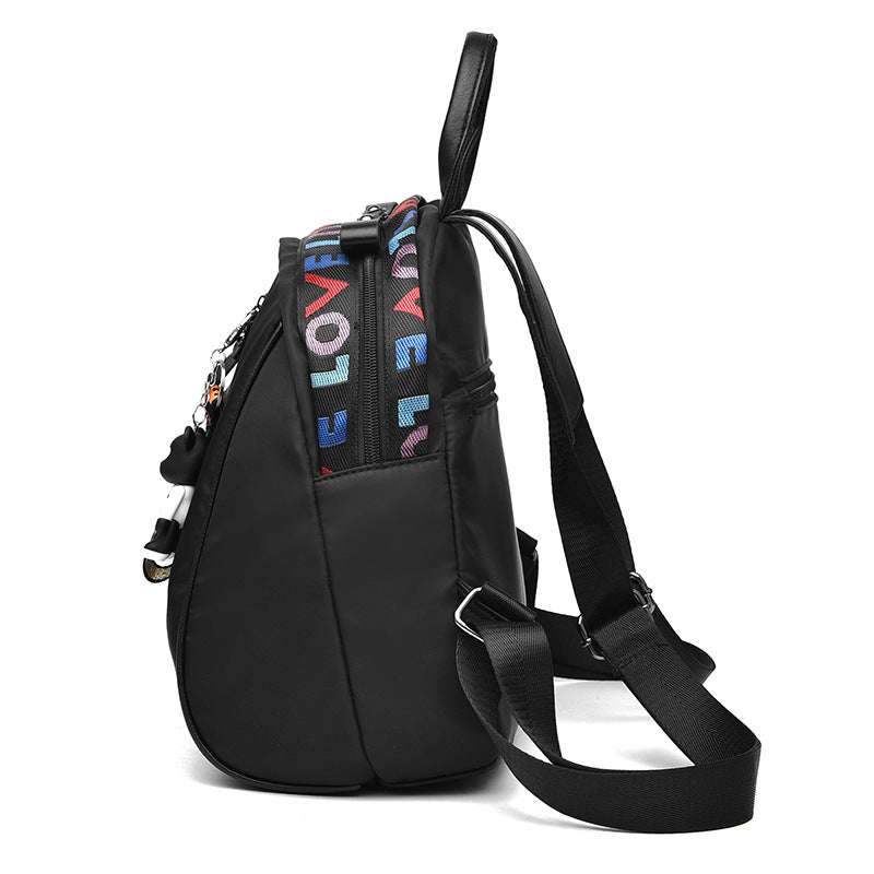 Alphabet Ribbon Backpack, Designer Women Bag, High Quality Backpack - available at Sparq Mart