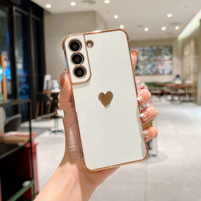 Electroplating phone case, High-quality phone case, Love phone case - available at Sparq Mart