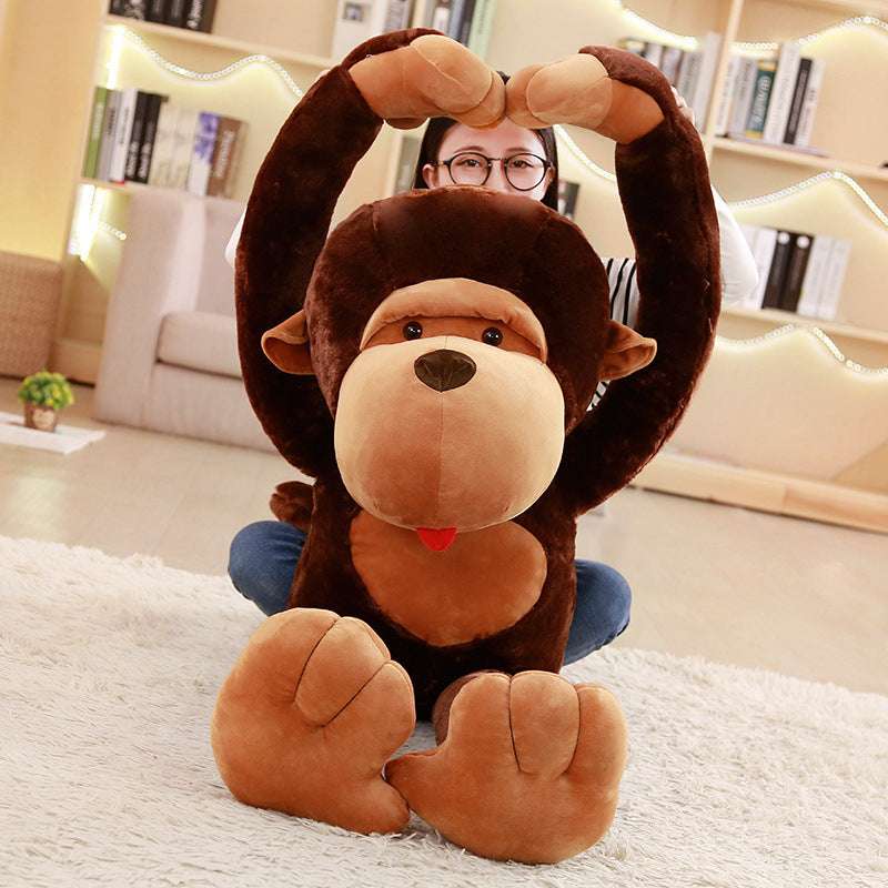 110cm gorilla, brown plush toy, wholesale gorilla doll - available at Sparq Mart