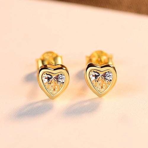 Korean Style Women's Earrings, Silver Grade 3A Earrings, Wholesale Zircon Earrings - available at Sparq Mart