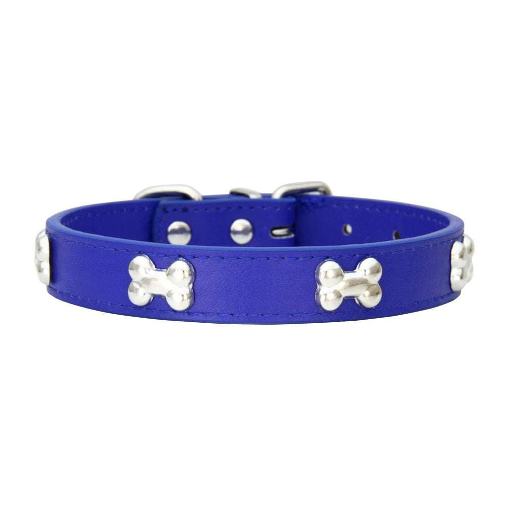 Durable Puppy Collar, Leather Dog Leash, Pet Leash Accessories - available at Sparq Mart