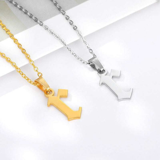 Alphabet necklaces, High-quality jewelry, Stainless steel necklaces - available at Sparq Mart