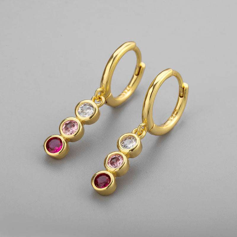 Female Ins Design, Gold Earrings, Trend - available at Sparq Mart