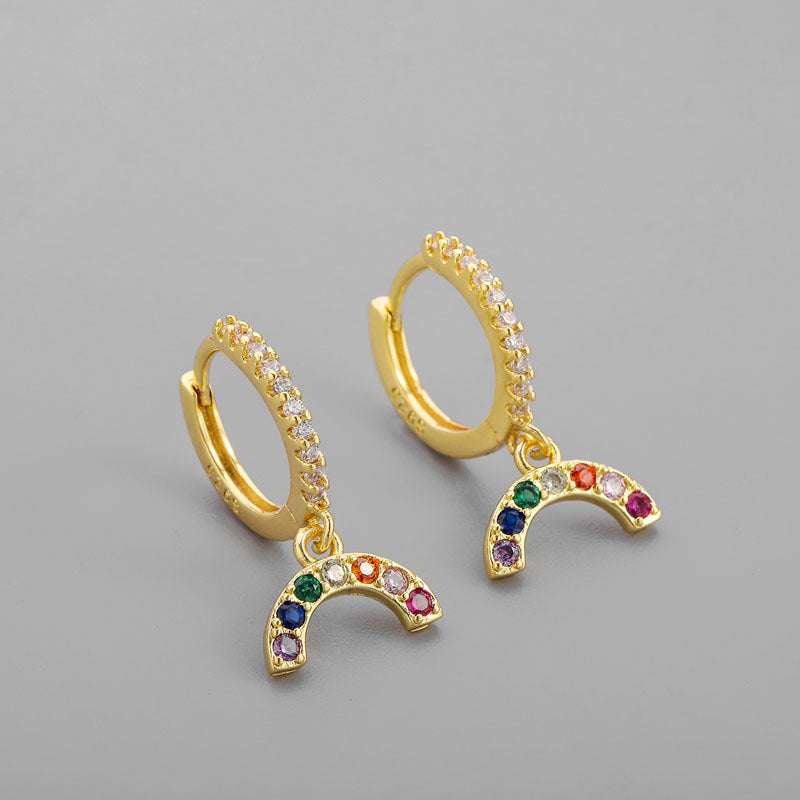 Female Ins Design, Gold Earrings, Trend - available at Sparq Mart