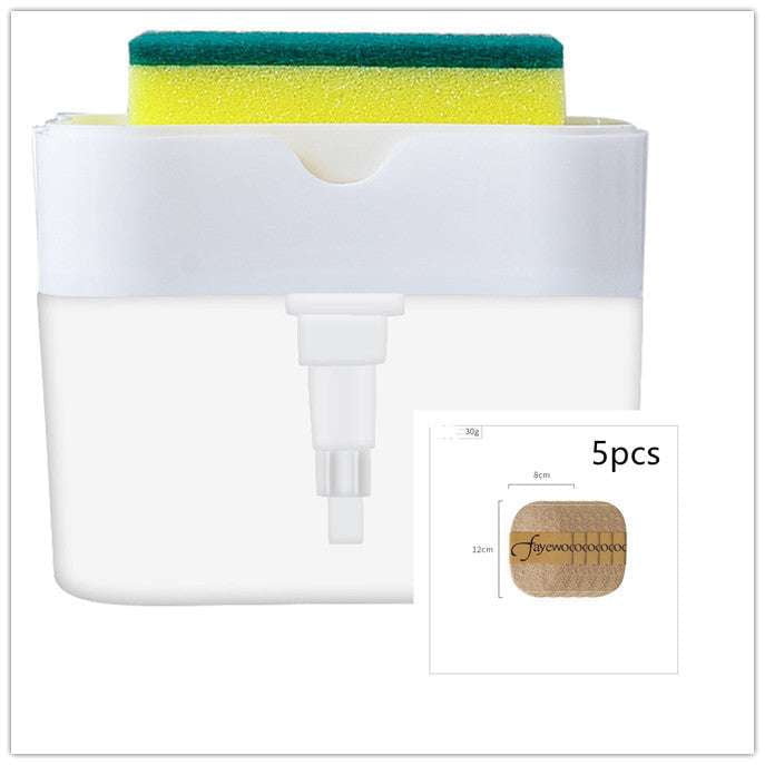 detergent box, soap dispenser, sponge caddy - available at Sparq Mart