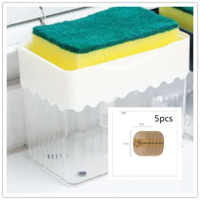 detergent box, soap dispenser, sponge caddy - available at Sparq Mart