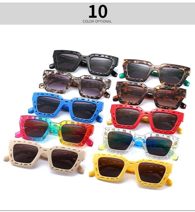 INS retro sunglasses, modern square shades, unique frame eyewear - available at Sparq Mart