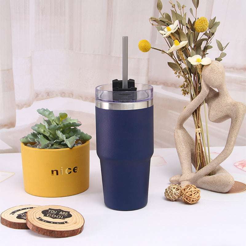 Durable travel mug, Portable insulated drinkware, Stainless steel coffee mug - available at Sparq Mart