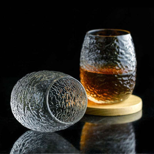 Cocoon Whiskey Cup, Edo Glass Whiskey, Japanese Ins Glassware - available at Sparq Mart