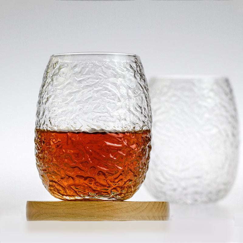 Cocoon Whiskey Cup, Edo Glass Whiskey, Japanese Ins Glassware - available at Sparq Mart