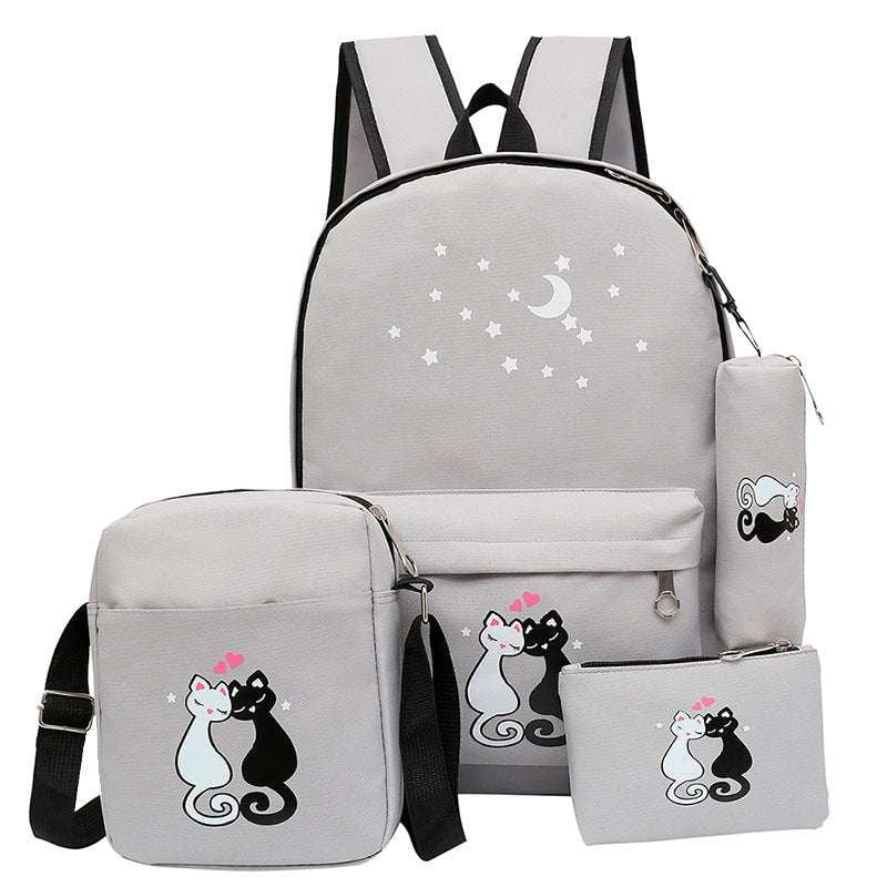 Cute Animal Backpack, Durable School Bag, Kids Canvas Backpack - available at Sparq Mart