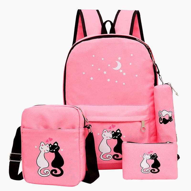 Cute Animal Backpack, Durable School Bag, Kids Canvas Backpack - available at Sparq Mart