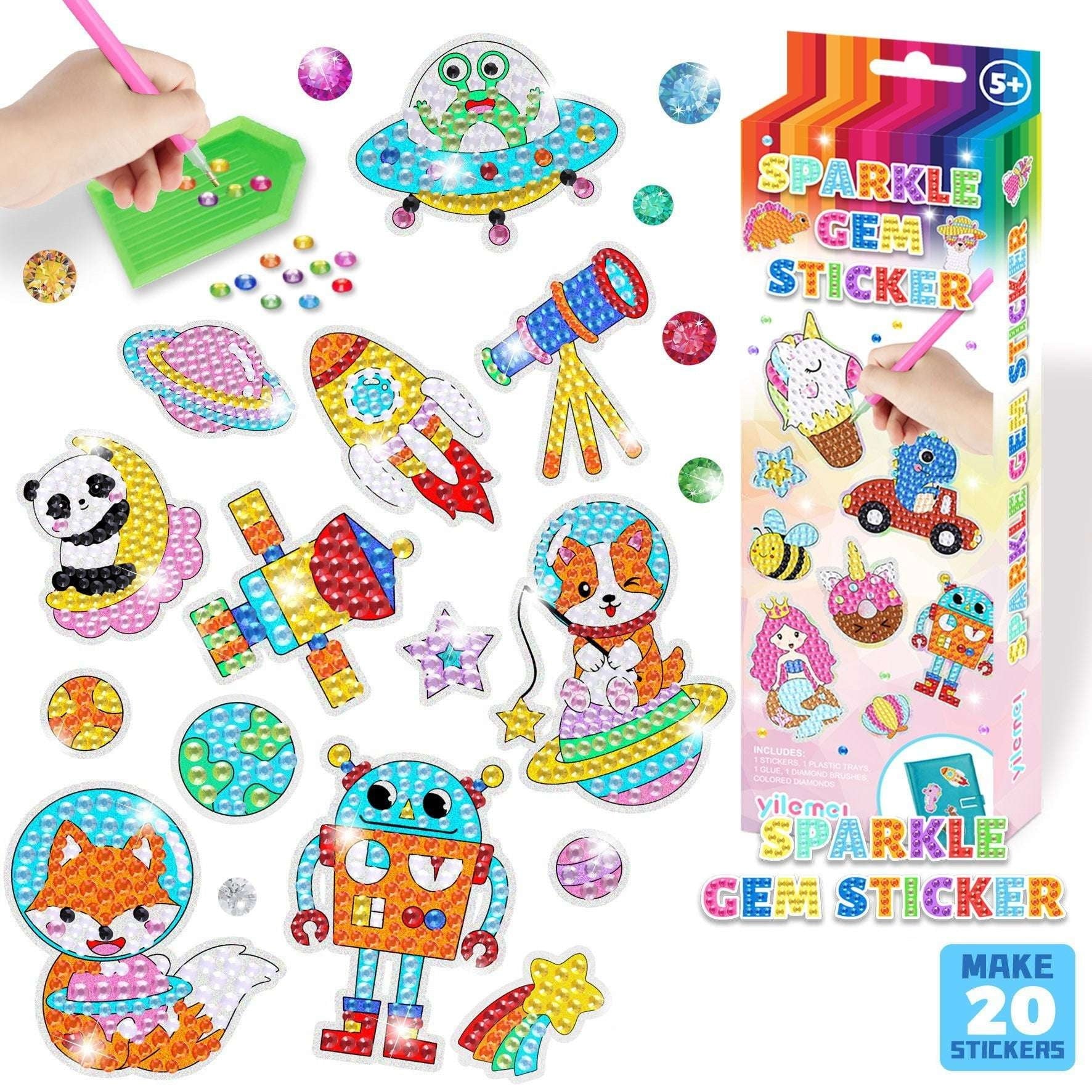 Children's Diamond Painting, Creative Kids Activity, DIY Craft Kit - available at Sparq Mart