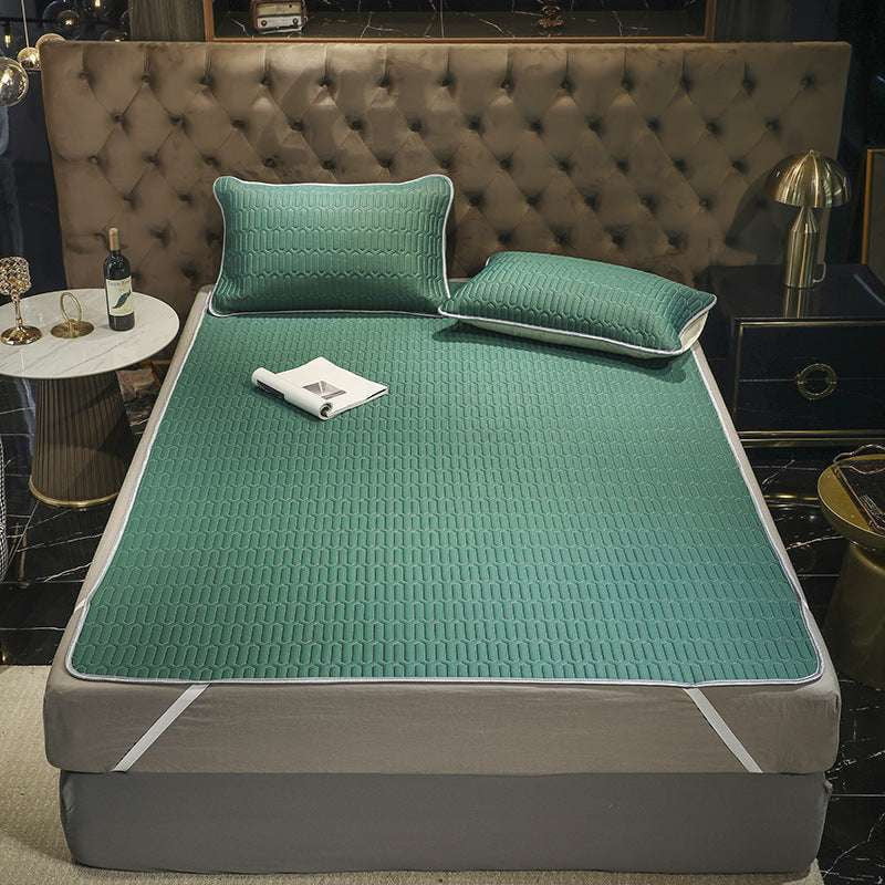 Comfort Sleep Set, Cool Latex Mat, Ice Silk Bedding - available at Sparq Mart