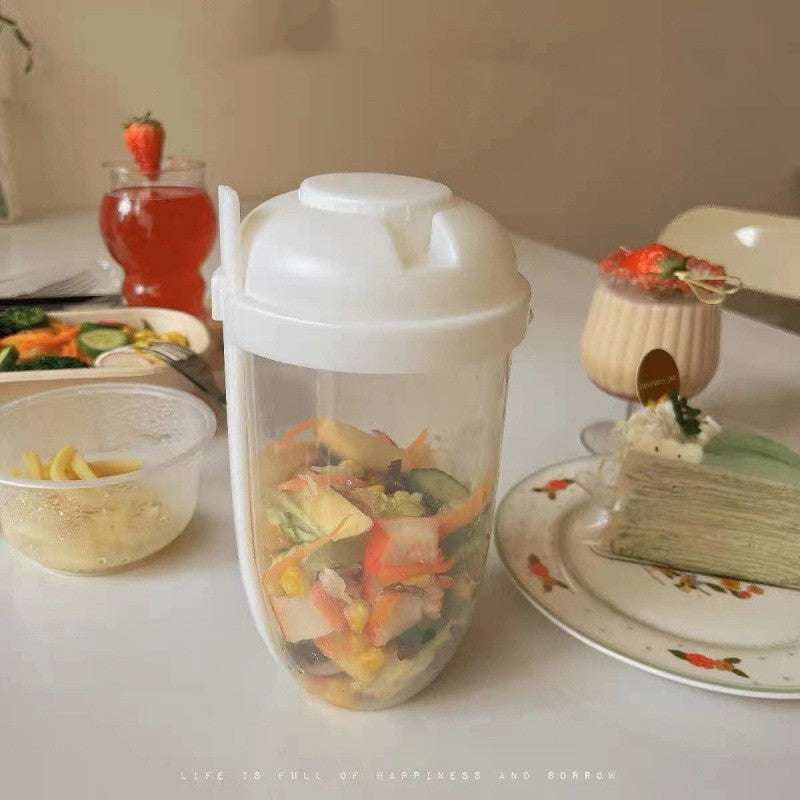 Leak-proof salad cup, modern minimalist cup, portable meal container - available at Sparq Mart