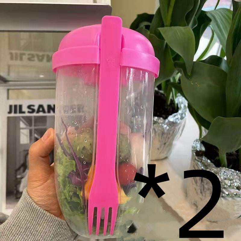 Leak-proof salad cup, modern minimalist cup, portable meal container - available at Sparq Mart