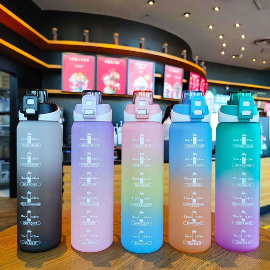 Athletic Drink Cup, Gradient Water Bottle, Leakproof Sports Bottle - available at Sparq Mart