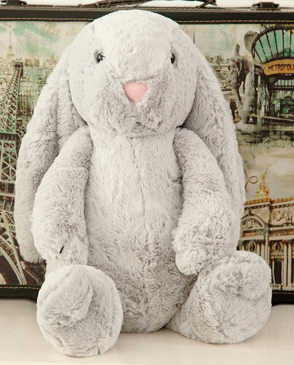 Long-eared Stuffed Animal, Rabbit Plush Toy, Soft Bunny Toy - available at Sparq Mart