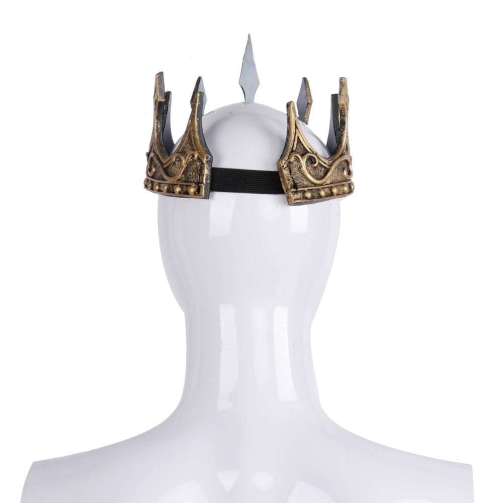 luxury king crown, stage crown props, theatrical headdress accessories - available at Sparq Mart