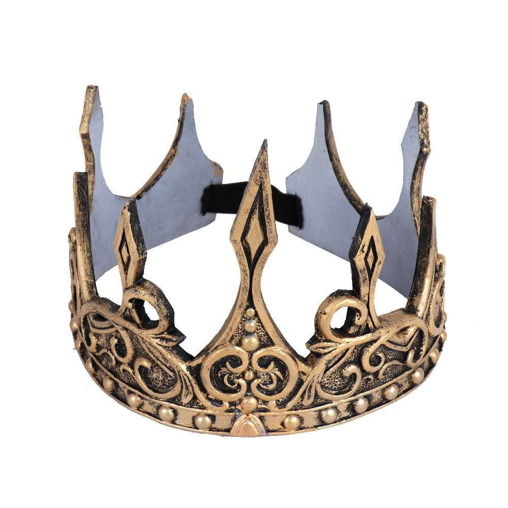 luxury king crown, stage crown props, theatrical headdress accessories - available at Sparq Mart