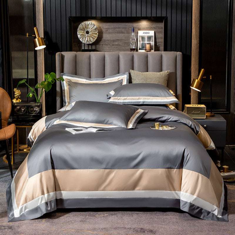 Four-piece set, Long-staple cotton, Luxury bedding - available at Sparq Mart