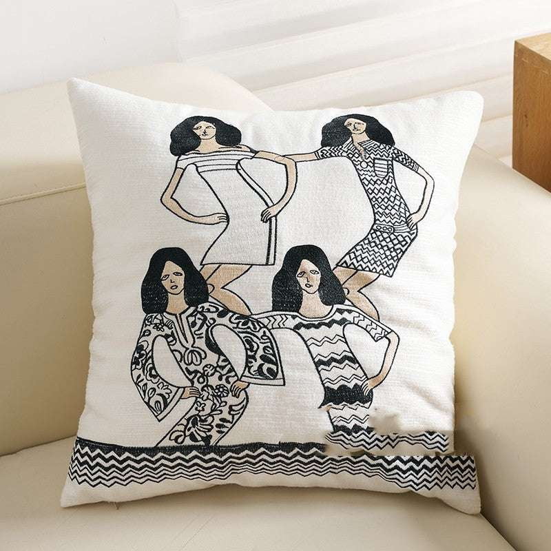 decorative pillowcase set, luxury pillow covers, modern sofa pillows - available at Sparq Mart