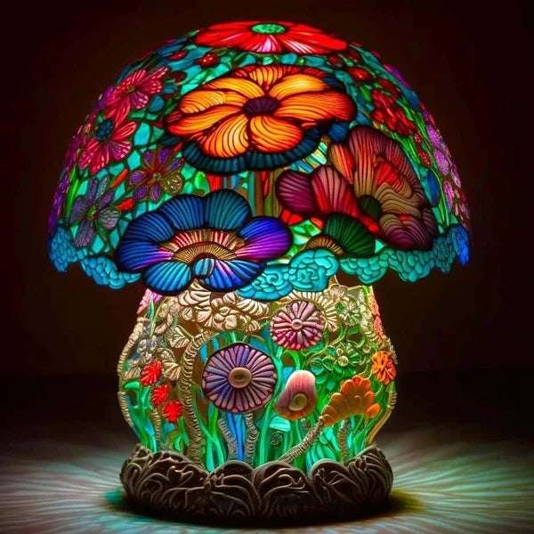 Colorful Mushroom Decorations, LED Mushroom Lamp, Magic Mushroom Lamp - available at Sparq Mart