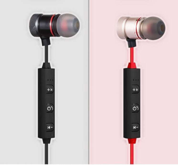 Magnetic Bluetooth Earbuds, Sports Wireless Headphones, Stereo Bluetooth Headset - available at Sparq Mart