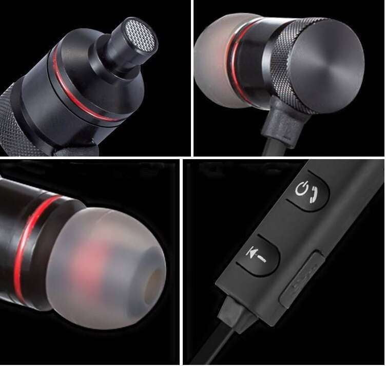 Magnetic Bluetooth Earbuds, Sports Wireless Headphones, Stereo Bluetooth Headset - available at Sparq Mart