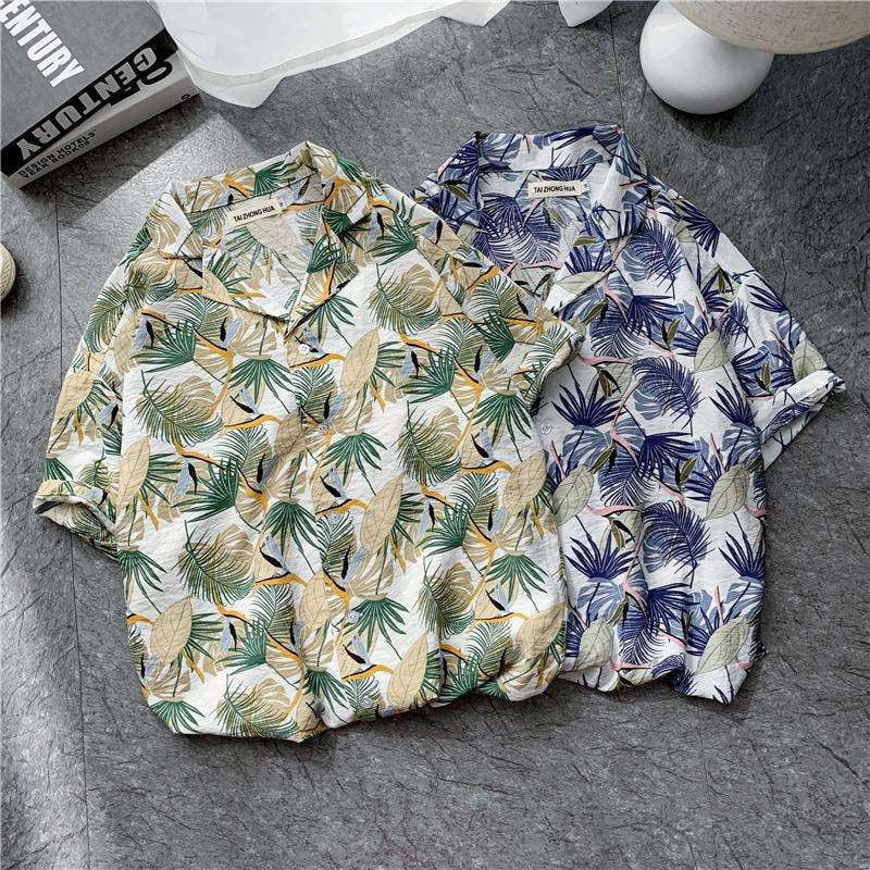 floral print shirt, men's flower shirt, stylish summer shirt - available at Sparq Mart