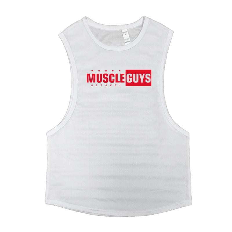 bodybuilding vest top, men's fitness vest, muscle fit tank - available at Sparq Mart