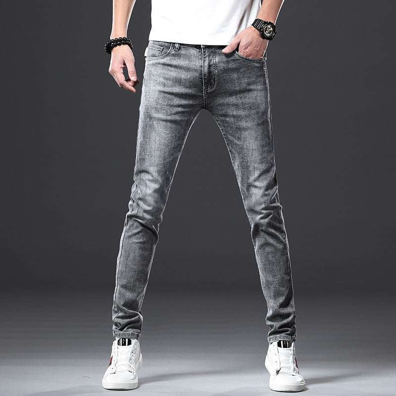 comfortable stretch jeans, men's right-angle jeans, premium slim-fit denim - available at Sparq Mart