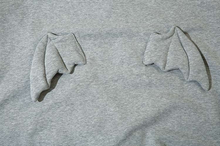 Cozy Fleece Sweatshirt, Fleece Wings Hoodie, Men’s Hoodie Fashion - available at Sparq Mart