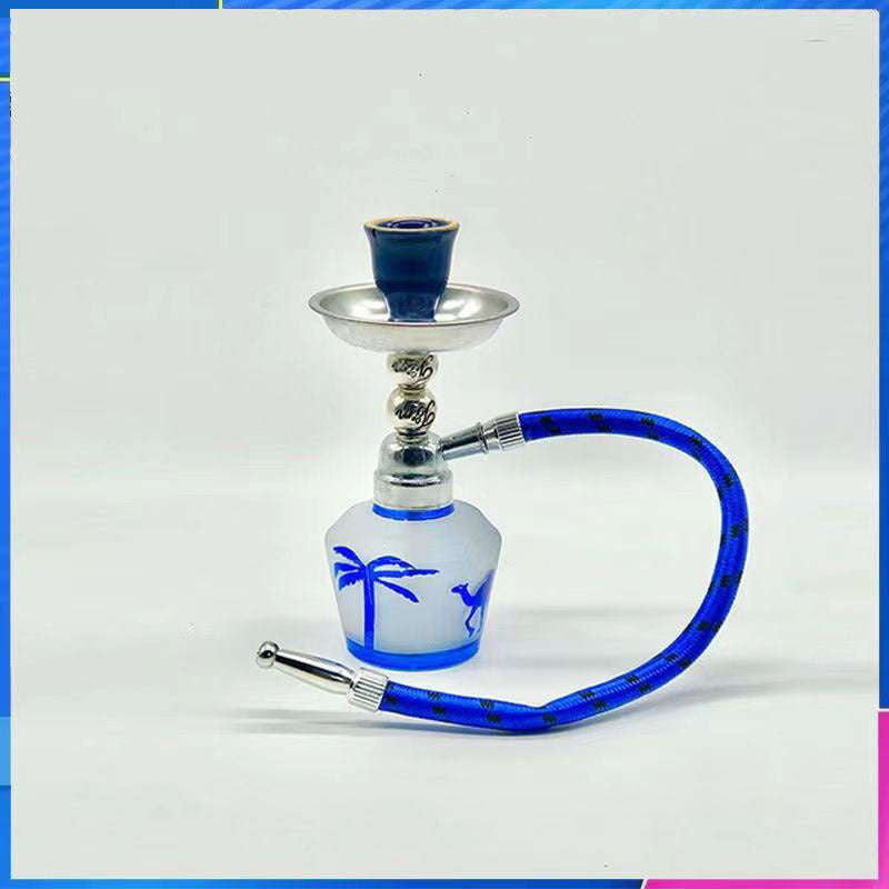 Glass Hookah, Mini Hookah Set, Single Tube Hookah - available at Sparq Mart