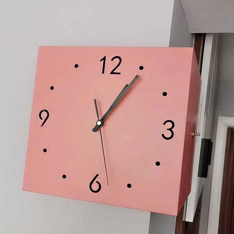 Decorative Wall Clock, Iron Digital Clock, LED Hollow Clock - available at Sparq Mart