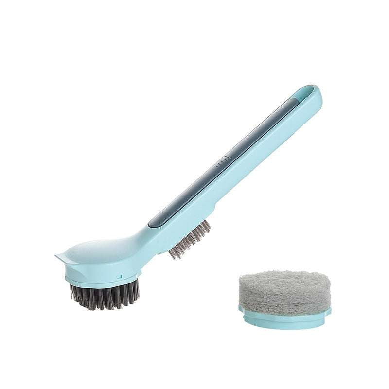 kitchen decontamination, long handle pot brush, multifunctional cleaning brush - available at Sparq Mart