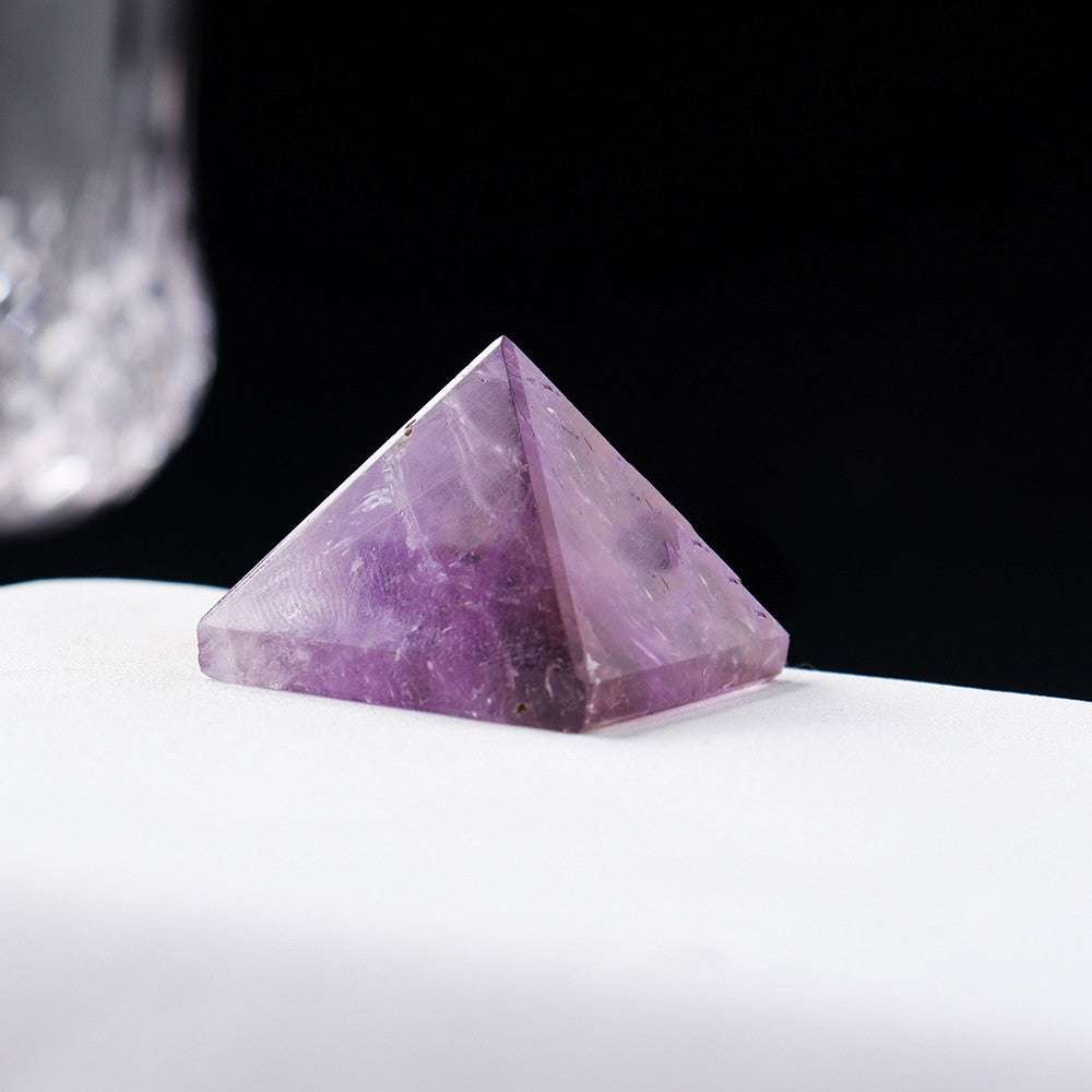 Crystal pyramid ornaments, Gemstone polishing, Sparq Mart - available at Sparq Mart