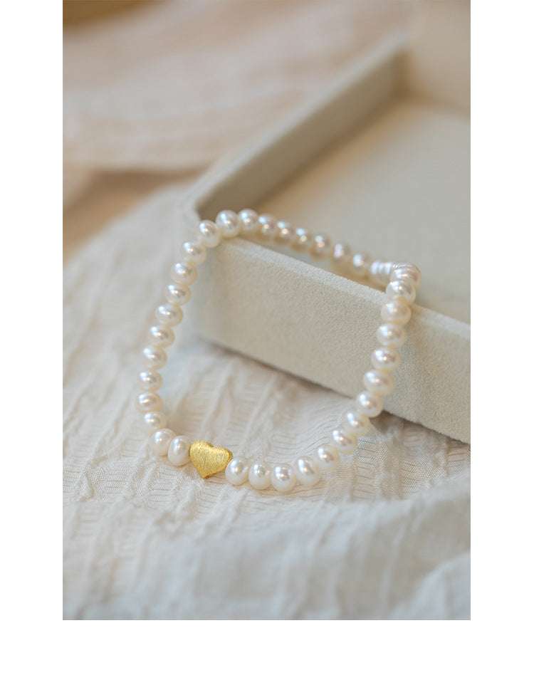 Elegant pearl jewelry, female bracelet, freshwater pearl - available at Sparq Mart